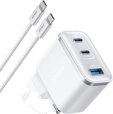 Nano 70W USB C Ladegerät, Laptop Ladegerät, 3-Port-Netzteil