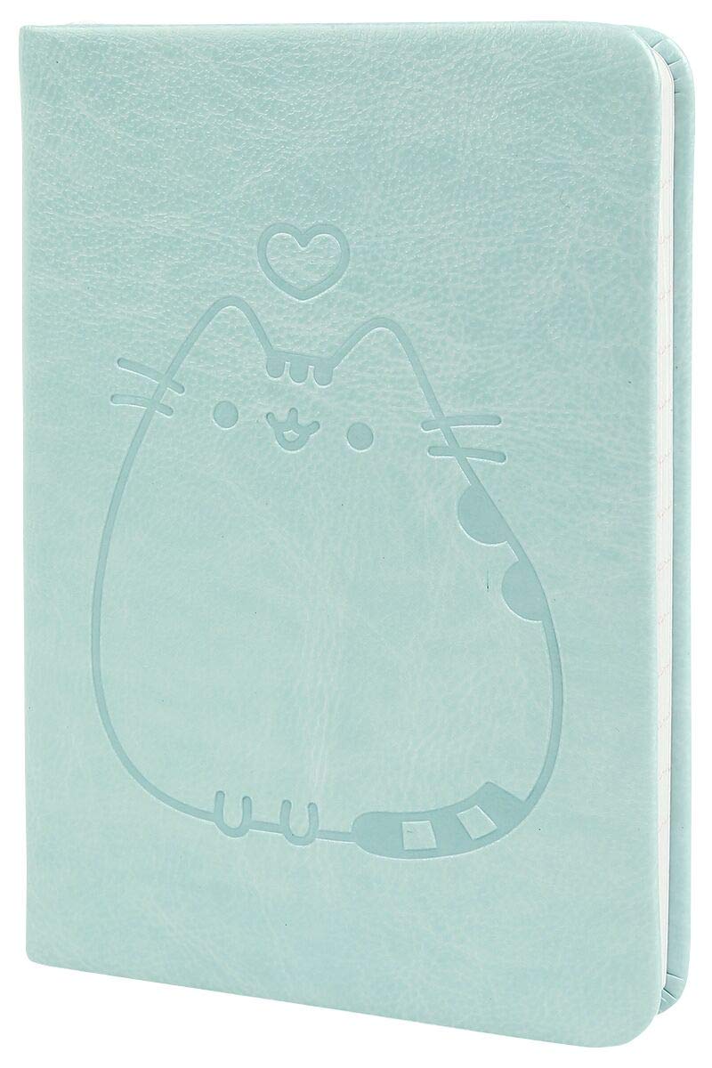 Pusheen (Love) A6 Pocket Premium Notebook, Torquise