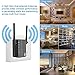 WiFi Extender,Kesbin 300Mbps Wi-Fi Range Extender/Wireless Repeater/Internet Signal Booster Fast Speed WiFi Booster Repeater with High Gain Dual External Antennas 360 Degree WiFi Coverage (Standard)