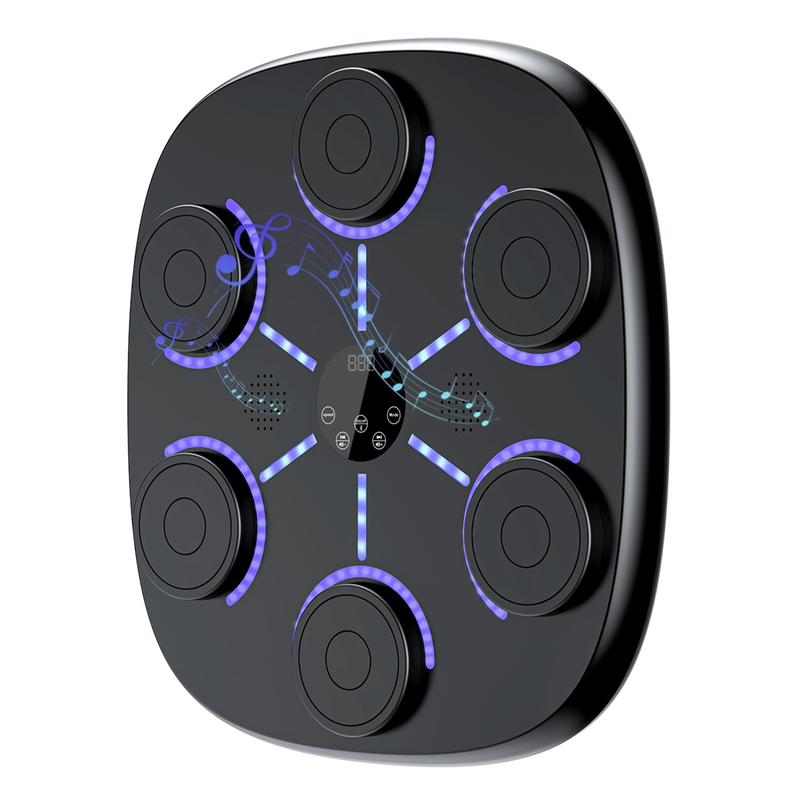 Photo 1 of ???? ???????? Music Boxing Machine for Adults and Kids, Wall Mounted Bluetooth Boxing Training Pad Equipment with Gloves, Punching Bag for Indoor Home, Office, Gym (Black)