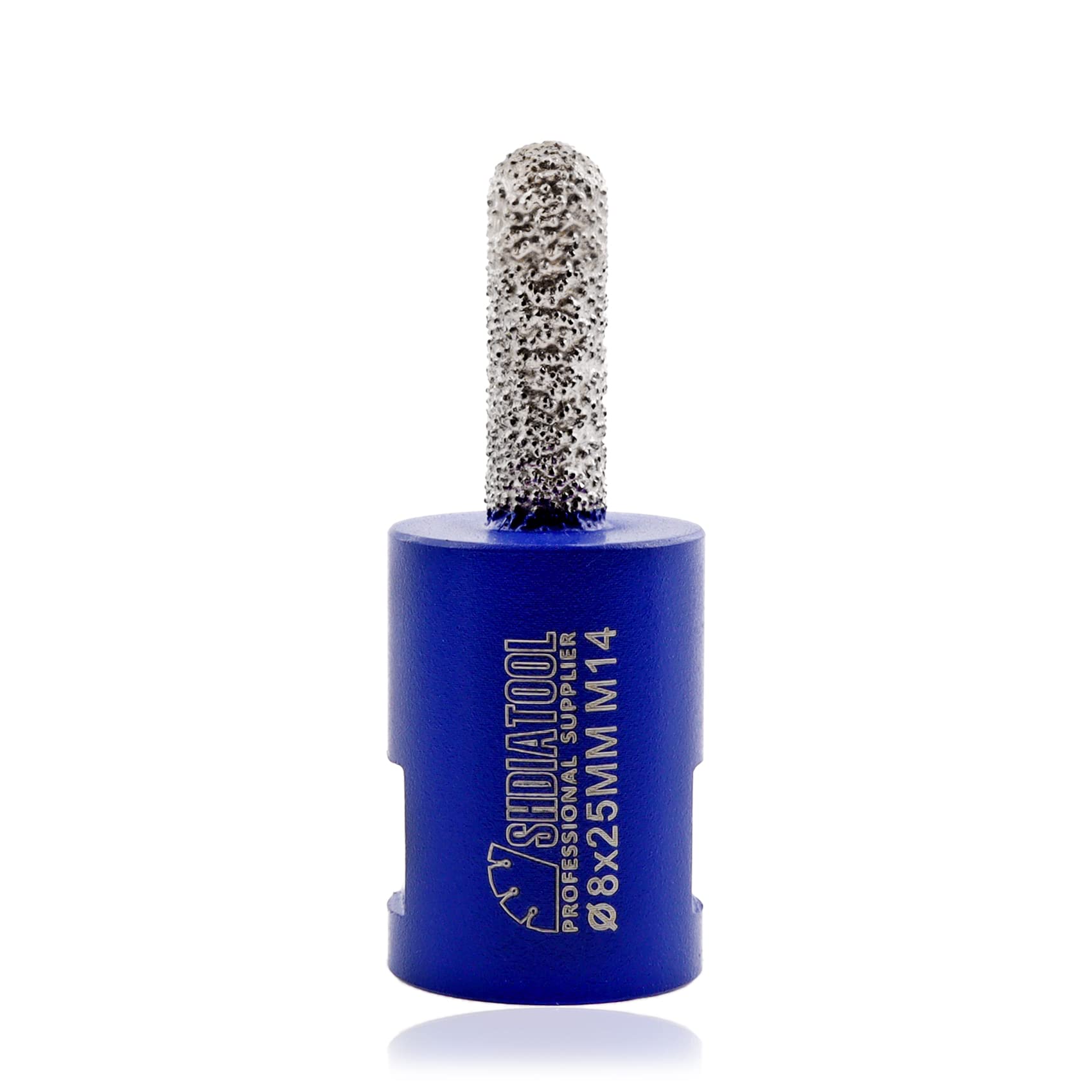 SHDIATOOL Diamond Mortar Raking Bits, 8mm x 25mm M14 Thread for Old Mortar,Blown,Damaged Bricks or Natural Stone Removal
