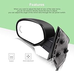 SCITOO Side View Mirror Fit For Chevy For GMC