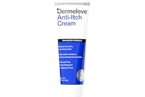Dermeleve Steroid Free Anti-Itch Cream | Extra Strength for Psoriasis, Seborrheic Dermatitis, Viral Rash, Bug Bites, Allergy, Chronic Hives, Neuropathy (Nerve) | Full Body Itch Relief | 2 oz (1 Pack)