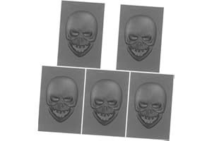 DIYEAH Graphite Skull Ingot Mold for Metal Casting, High-Density DIY Melting Mold for Silver Copper Gold,