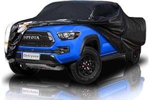Toyota Tacoma Truck Cover Custom Fit 1995-2026 Xtra/Access/Double Cab SB (5'-6.125') with Door Zipper, 12 Layers Full Exterio