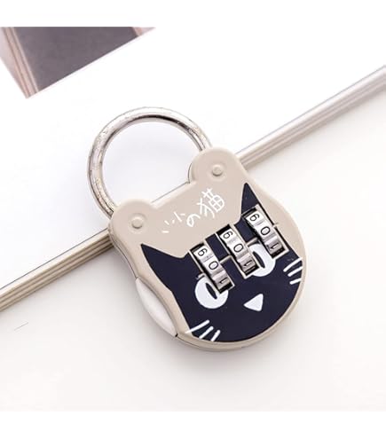Heart Shape Combination Lock - Mini 3-Digit Code Padlock For Luggage, Backpacks & Jewelry Boxes