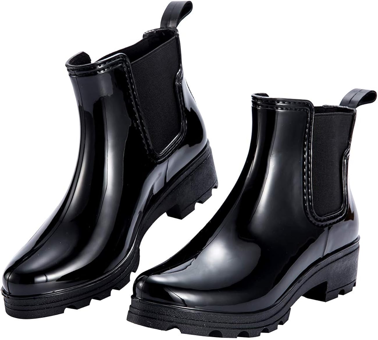 platform rain boots