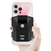 Eyoyo Bluetooth QR Code Scanner 2D Wireless Back Clip Phone Barcode Scanner | Battery Level Indicator, Compatible with 4.7"-7.2" Android Phone, iPhone, UPC USB Bar Code Reader for Book Library Inventory
