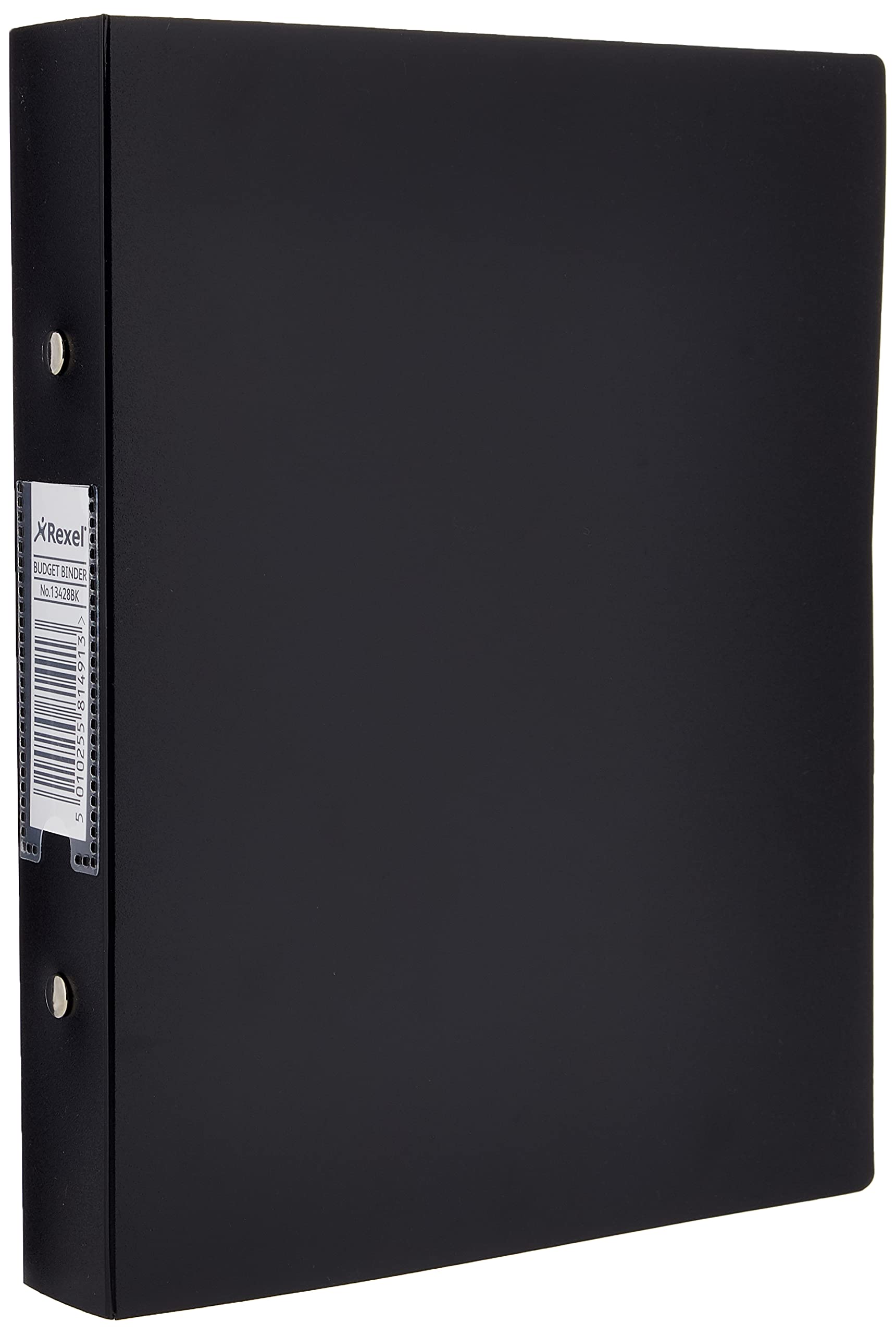 Rexel A5 Ring Binder, Black, 25 mm 2 O-Ring Diameter, Budget, 13428BK