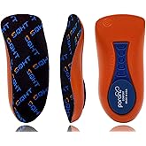 SQHT Heel Cups for Heel Pain, Heel Inserts for Heel Spurs, Plantar Fasciitis, Achilles Tendonitis Shoe Insert, Provide Shock Absorption and Cushioning, 3/4 Shoe Insoles for Women (Women's 6-10)