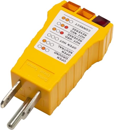 Mains tester straight screwdriver type 190mm 100-250V 0637H GAO