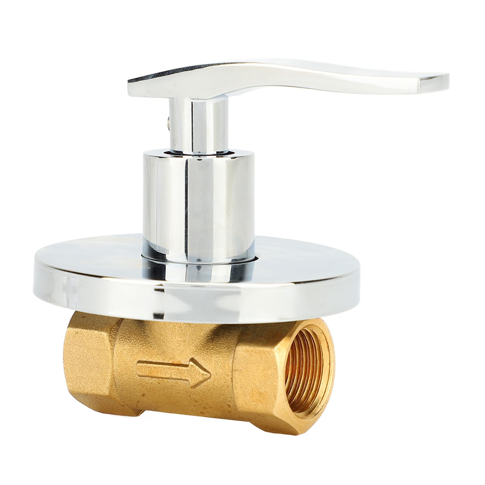 1/2 Inch Angle Water Shut Off Valve Copper Concealed Installation for Kitchen Bathroom Faucet Showerhead Pipe