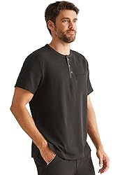 Healing Hands Men's Medical Scrub Top Shane with 1