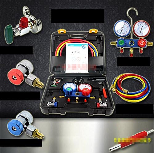 automotive air conditioning refrigerant R134a Refrigerant table set,diagnostic tools, ac repair tools F12,R12,R22,R404A,R410A