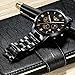 Mens Watches with Auto Date Chronograph Watch Men Sports Watches Waterproof 30M Full Steel Quartz Men's Black Watch