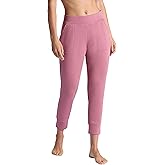 Gaiam Womens Hudson Jogger, Relaxed Fit, 28” Inseam, Soft Midweight Material