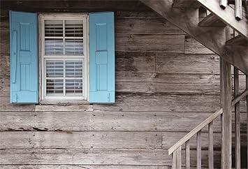 Amazon Com Baocicco 5x3ft Wooden Building Backdrop Log Cabin