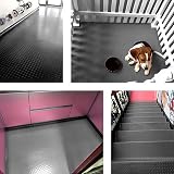 Nisorpa 1m x 5m Rubber Floor Mat Roll 3mm SBR 5 Bar Non Slip Heavy Duty view 8
