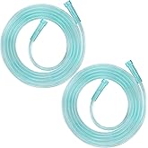 Oxygen Tubing, Two Packs 50Ft Crush and Kink Resistant Tube Replacement, 50'(15.2M) Tubing Accessories for Oxygen Machines