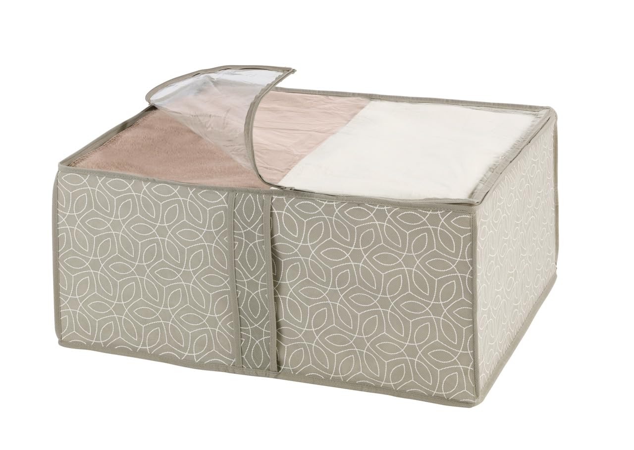 WENKO Balance Wardrobe with Wheels - Mobile Wardrobe Folding, taupe, Medium