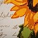 DII Table Top Décor Collection Spring & Summer Table Runner, 14x72, Rustic Sunflowers Print