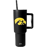 Simple Modern Officially Licensed Collegiate Iowa Hawkeyes 40oz Tumbler with Handle and Straw Lid | NCAA Football Gifts for Men, Women | Trek Collection | University of Iowa