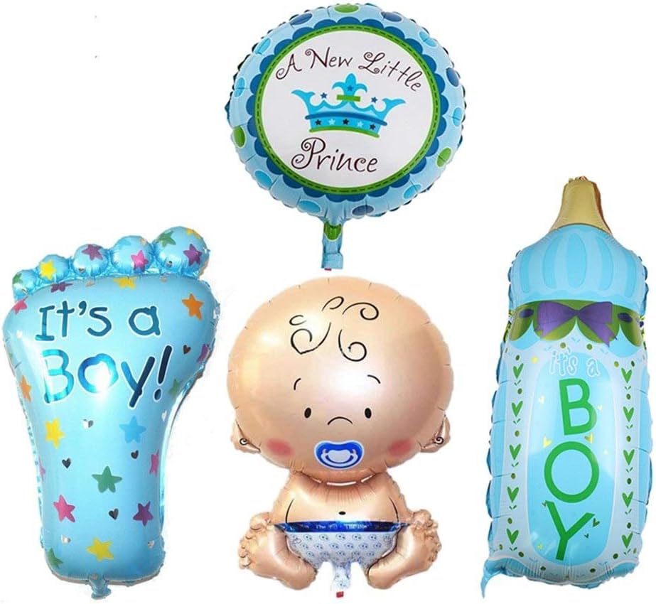 Ballons Maison Aluminium Helium Ballon Pour Nouveau Ne Bebe Garcon Fille Douche Bapteme Fete D Anniversaire