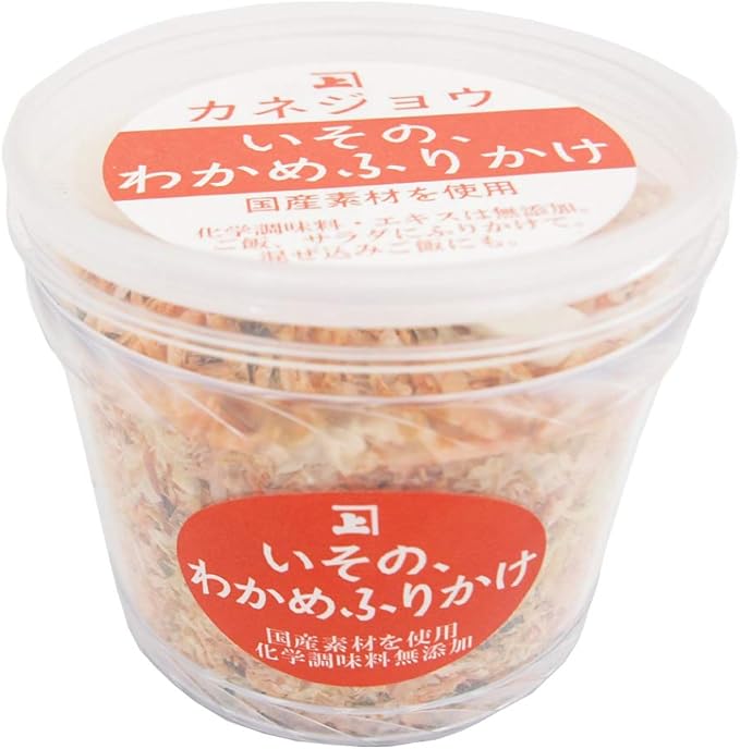 Amazon カネジョウ いその わかめふりかけ 48g 4個 ベジタブルハート 食品 飲料 お酒 通販