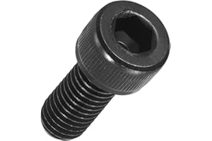 Kozelo 40pcs Socket Head Cap Screws - [M8-1.25 x 20mm] Alloy Steel Black Oxide Grade 12.9 Internal Hex Screw for 3D Printer Furniture Industrial Use, Black