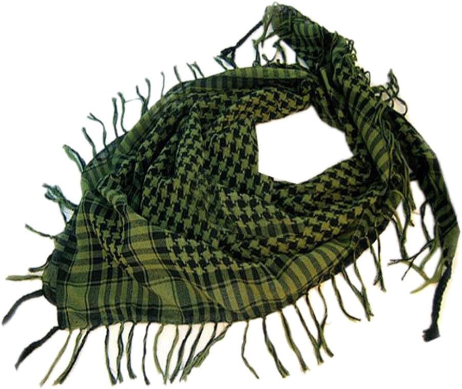Clearance Square Shemagh Neck Scarf Desert Keffiyeh Thickened Scarf Wrap for Women and Men