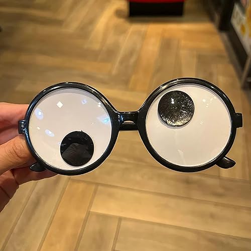 Delphinus Googly Eyes Glasses, Funny Googly Eyes Goggles Shaking Party  Glasses Toys Novelty Shades Funny Costu - Main Image