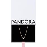 PANDORA Triple Stone Heart Collier Necklace, 17.7"