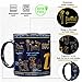 Kware - World's Best Dad Heat Changing Magic Coffee Mug or Tea Cup for Dad, Husband from Wife, Son, Daughter, Birthday Gifts Fathers Day Mug - 12 Oz. Black(Deluxe Gift Box)