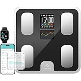 CLORIS Smart Scale for Body Weight Fat, Digital Bathroom Weighing Machine for Accurate BMI Muscle Mass Composition Health Analyzer with App Bluetooth