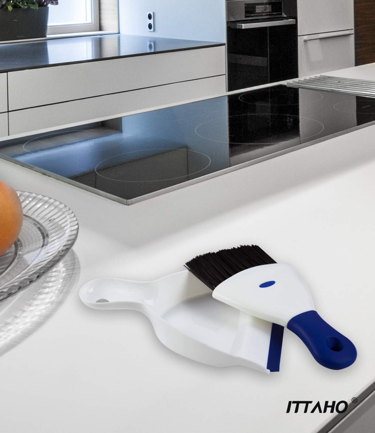 ITTAHO Mini Dustpan and Brush Set,Dust pan and Crumb Broom Cleaning Tool: Health & Personal Care