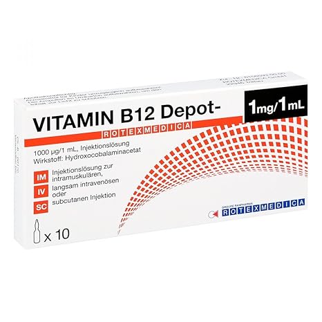 Vitamin B12 Depot Rotexmedica Injektionslösung 10X1 ml
