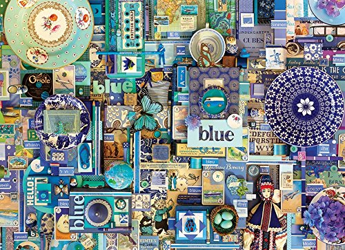 COBBLE HILL Blue Jigsaw Puzzle (1000 Piece)