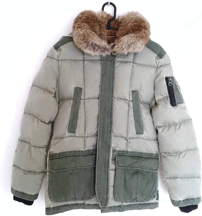 Amazon アルマーニジーンズ Armanijeans ダウンジャケット メンズ カーキ 中古 コート ジャケット 通販