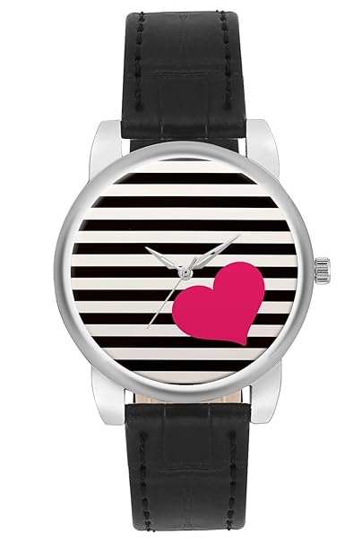 Hearts Valentine's Day Fashion Analogue Multicolour Dial Girl's Watch