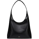 SUANNI Vegan Leather Hobo Bag for Women, Medium Summer Purse, Slouchy Shoulder Tote Bags, Work Everyday Handbags with Zipper