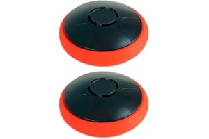 HYCT Rechargeable Hover Air Hockey Puck and Paddles, Hover Puck for Any Flat Surface, 2Pcs Air Hockey Strikers