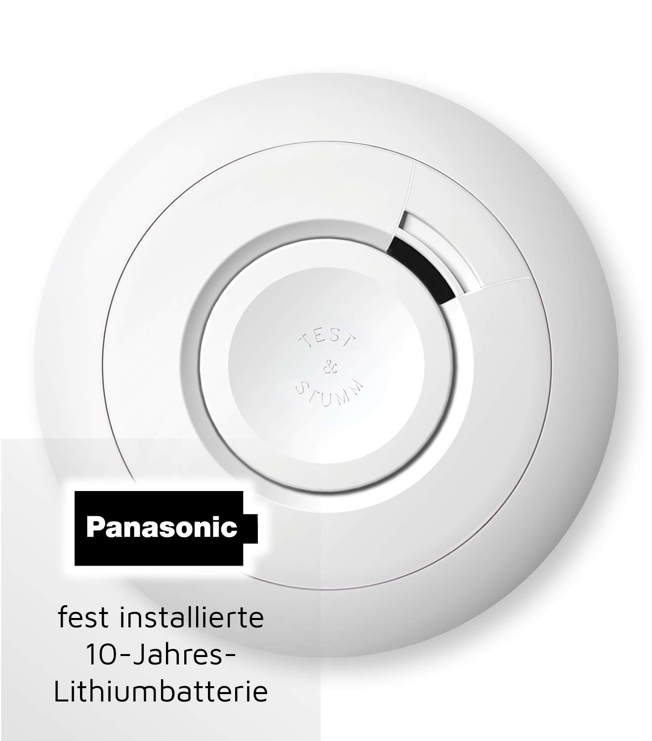 Ei Electronics Ei650 Smoke Alarm, Set of 6, Stand-Alone Device with Battery for 10 Years, Test Winner Stiftung Warentest, White