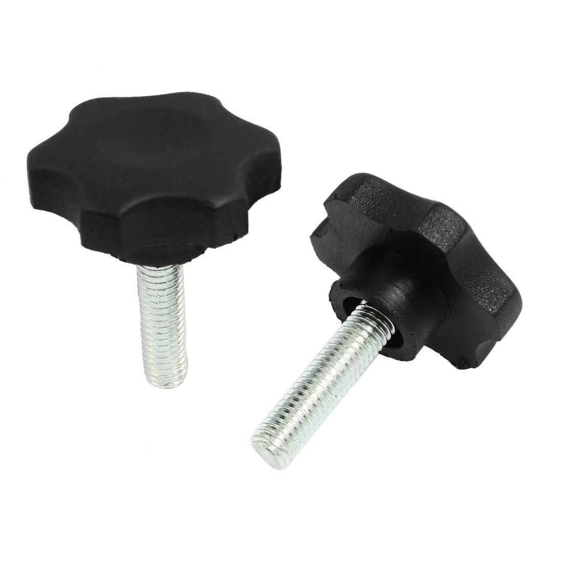 Sourcingmap 40mm Head Dia 8mm Male Thread Screw On Type Clamping Knob 2 Pcs