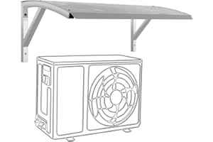 SLVUAFRN Air Conditioner Cover Outdoor AC Units Protection, Patio Awning Canopy UV Rain Snow Protection Sheet, Thicken Mini Split Cover Sun Shade, Heat Pump Unit Cover for Condenser Compressor