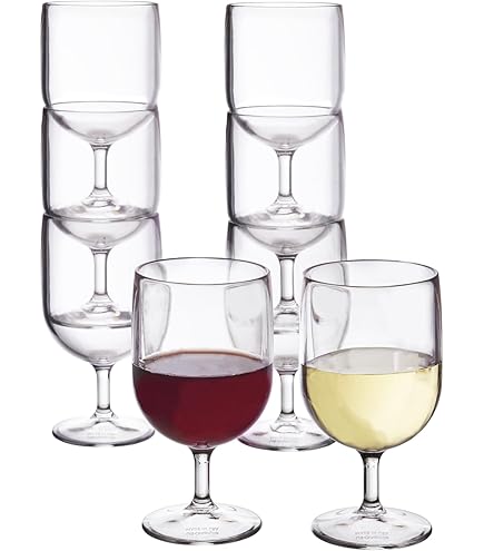 Amazon.com | Acrylic Wine Glasses: Wine Glasses