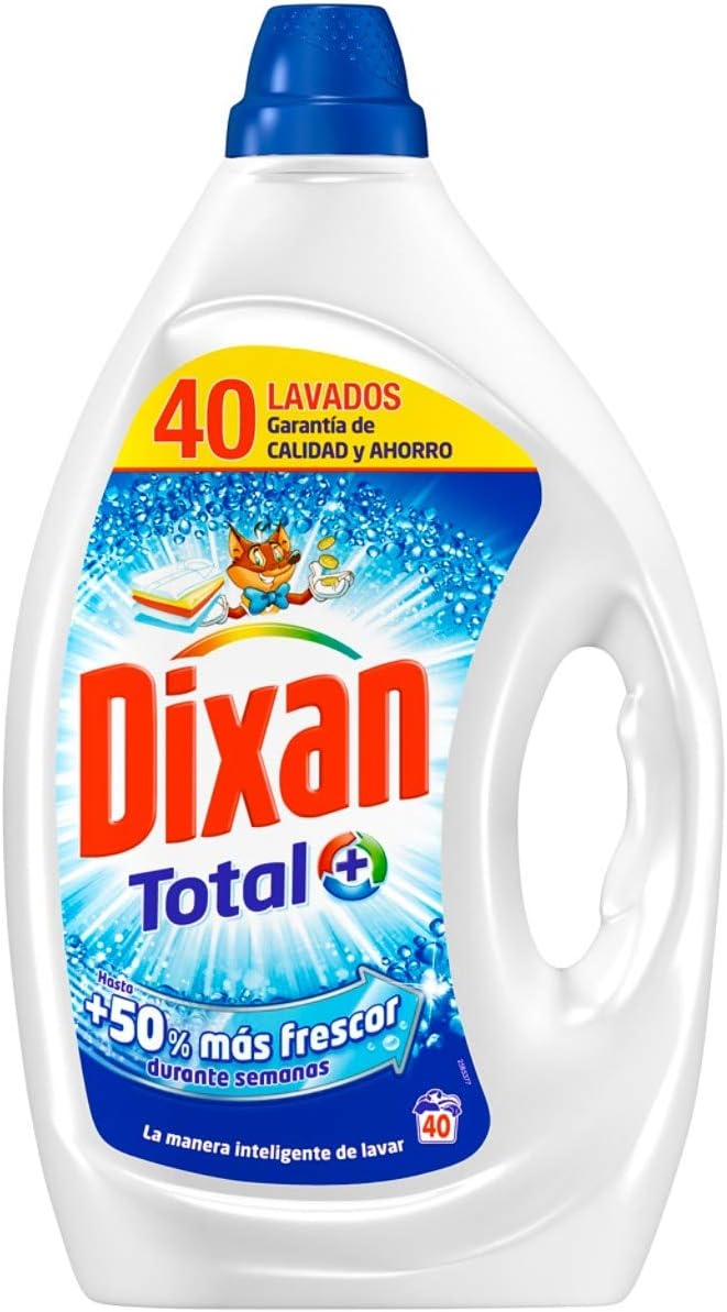 Dixan Gel Waschmittel für Kleider in Total 40 lavados: Amazon.de ...