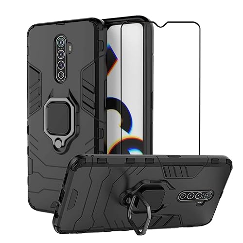 GHKJOK EasyLifeGo for Realme X2 Pro Kickstand Case with Tempered
