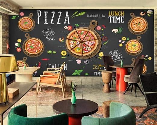 Scarica Gratis Images 3d Tapisserie Photo Pizza Impermeablelaine Papier Peint Decor dernière salutations