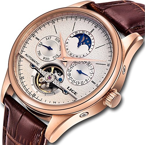 Watches mens luxury brand lige mechanical automatic wat…