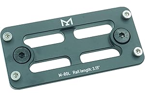 LYHgogo AR Mlok Arca Rail Tripod Ball Head Mount Adapter - Bog Tripod Ballhead Quick Release Plate,Compatiable RRS Dovetail, 